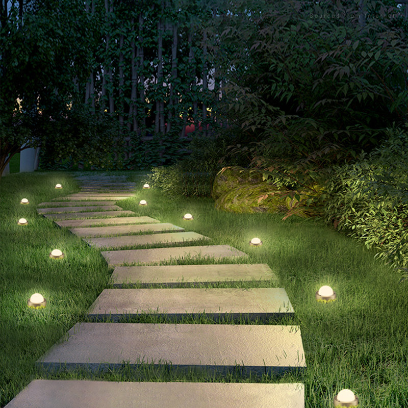 Luna LED Landscape Lighting 12 24V AC DC Low Voltage Path Lights 4.5W 360LM 2 in 1 4000K Cool White